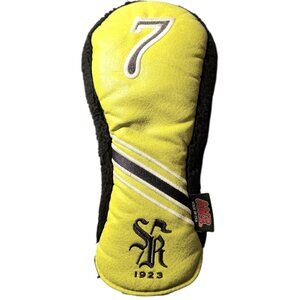 AM&E Golf Sunset Ridge Country Club Fairway 7 Wood Headcover Green Black Rare